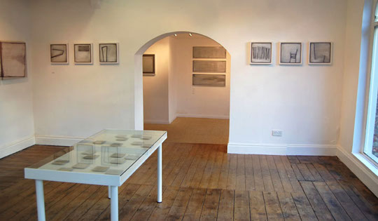 abstract landscape art, round paintings, contemporary landscape painting, tree painting, abstract architectural form, urban landscape painting,